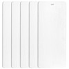 DALIX Rustic White Vertical Blinds Slats Replacement 94.5" High Window