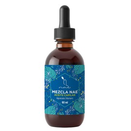 NAE NUTRIENTES | Aceite para cabello y cuero cabelludo hemiescualano romero aguacate argán jojoba | Sin siliconas | Repara y previene daño por calor | 60 ml