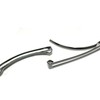 Pair of Rectangle Shaped Clip-in End Barrettes, Hair Slides with