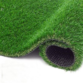 Griclner Thick Realistic Artificial Grass Astroturf 1.37inch Synthetic Grass 6FTX6FT, Indoor Outdoor Faux Fake Grass Astro Grass Rug Carpet Backdropfor Garden Backyard Patio Balcony