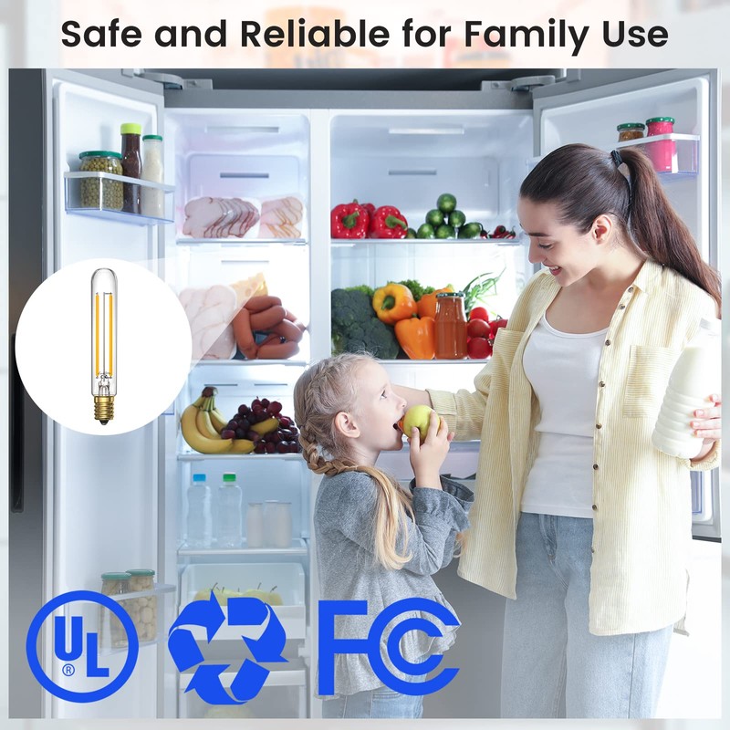 Luxvista Dimmable T6.5 E17 LED Appliance Bulb - 4W LED