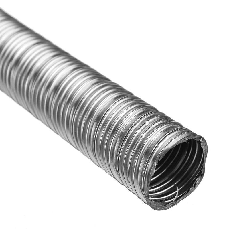 1m (39inch) Parking Heater Air Exhaust Pipe Stainless Steel Flexible