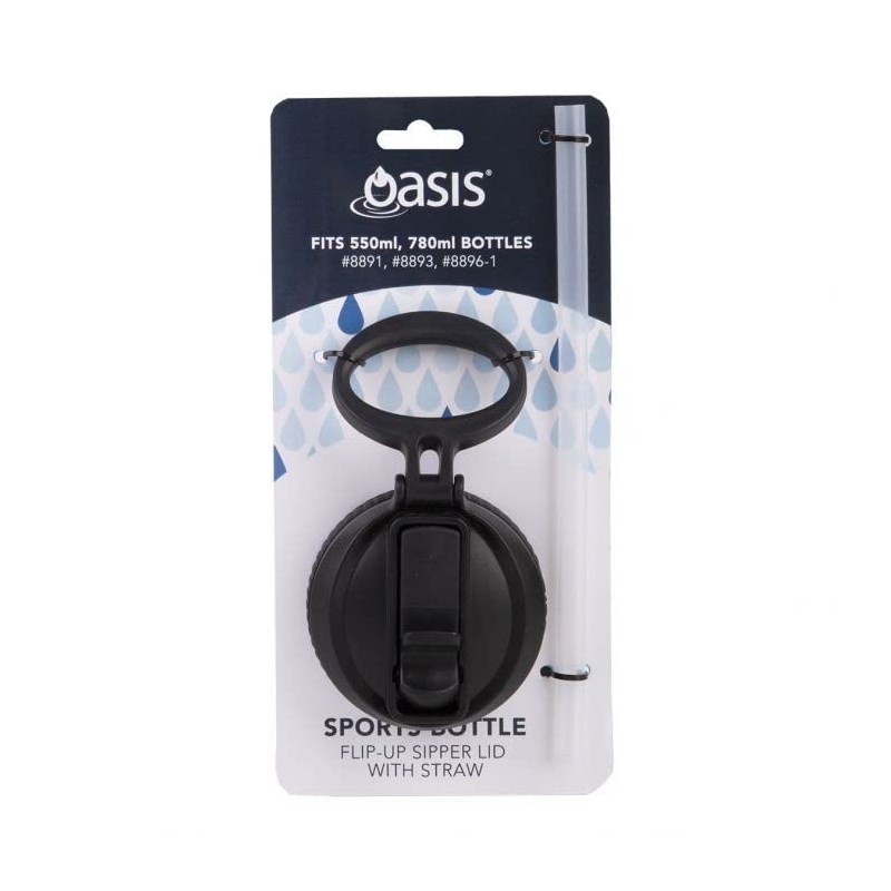 Oasis Sipper Sports Bottle Lid & Straw Replacement