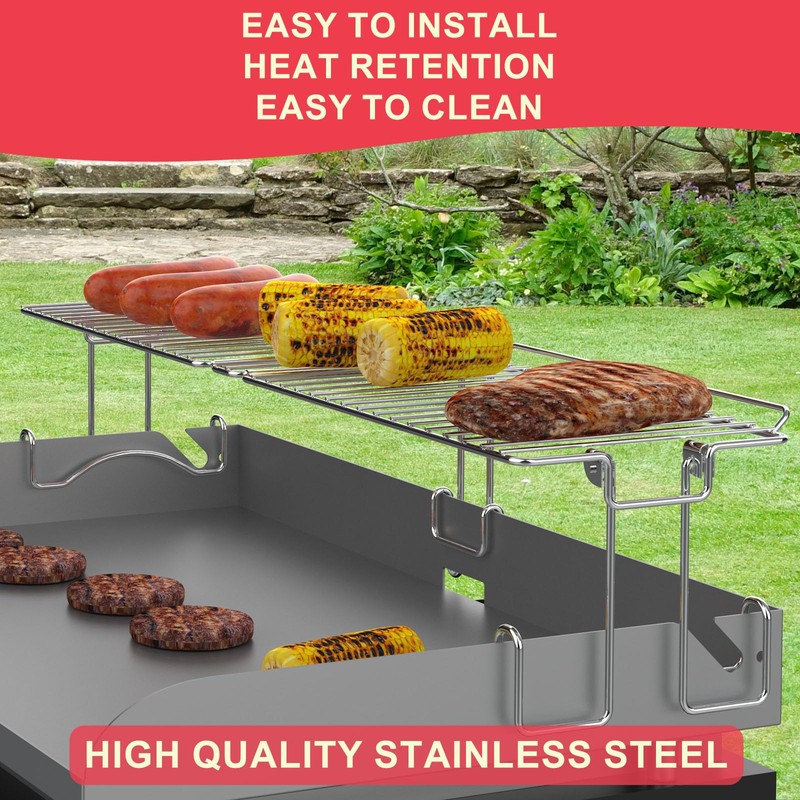 DcYourHome Griddle Warming Rack Compatible with 28" Blackstone Griddles (Not