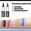 Eyeliner Cream, Waterproof Eyeliner Black & Blue, Waterproof Matte Eyeliner