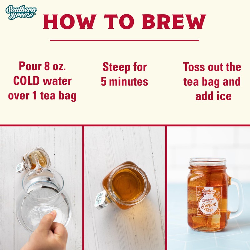 Southern Breeze Cold Brew Sweet Tea Sweet Cherry Iced Tea