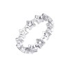 Star Ring Sterling Silver Hollow Star Eternity Ring Star Jewellery