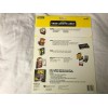 Fellowes Video Cassette Labels Set of 20 Labels Spine and