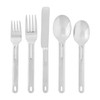Supreme Housewares 20-Piece Stainless Steel Flatware Set with 1-Piece 12"