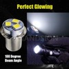 Ruiandsion 2pcs P13.5S LED Bulb 18V White 2835 3SMD Chips