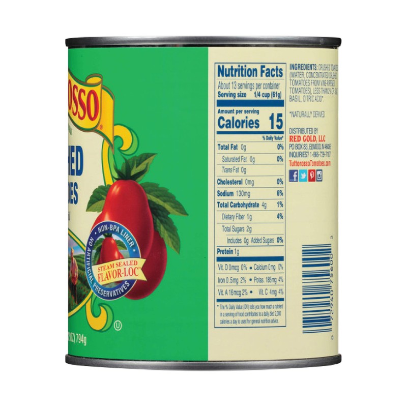 Tuttorosso Crushed Tomatoes with Basil, Gluten Free and Vegetarian Recipe,