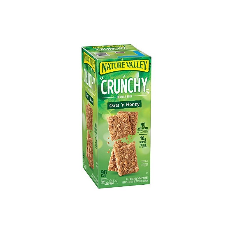 Nature Valley Crunchy Granola Bars Oats 'N Honey ( 98
