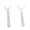 MIBICIRI 2Pcs Dental Photography Retractors,Clear Orthodontic Lip Retractor (Large)