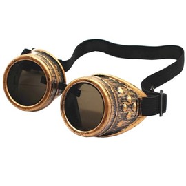 DD-life New Sell Vintage Steampunk Goggles Glasses Mad Scientist Goggles for Cosplay Costumes (Brass)
