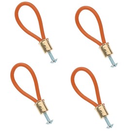 Ciieeo 4pcs Leather Drawer Pulls Rope Handle Attic Door Pulls Simple Farmhouse Door Knob Handle