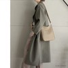 VITAFELICE sib-20003n Women's Genuine Leather 2-Way Shoulder Bag, grey beige