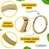 Cerbery - Hardened Steel Key Ring Set - 5 x