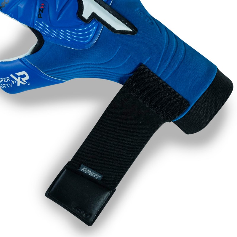 Rinat Nkam Prime Goalkeeper Glove, Junior, Unisex, Blue, Size 5
