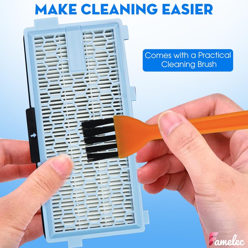 FAMELEC Hepa Filter for Miele Hepa Airclean SF-HA 50 Filter