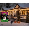 New Year Garden Flags,8 Warm Lighting Modes LED New Year