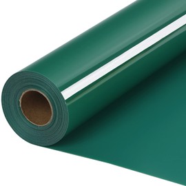 HTVVETUR Green HTV Iron on Vinyl 12Inch by 35ft Roll HTV Heat Transfer Vinyl for T-Shirt HTV Vinyl Rolls for All Cutter Machine - Easy to Cut & Weed for Heat Vinyl Design (35ft, Green)