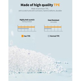 Hoolcar Tow Hook Covers Front Bumper Tow Hook Rubber Sleeve Protectors Compatible with Ford Bronco 2021-2024, Exterior Accessories, Black