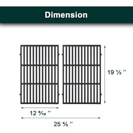 Unbranded 7524 Grill Grates Replace Parts for Weber Genesis 300 Series E/S 310/320 E-330