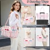 SIYNPAV Teacher Tote Bag with 15.6 in Laptop Compartment& Cup