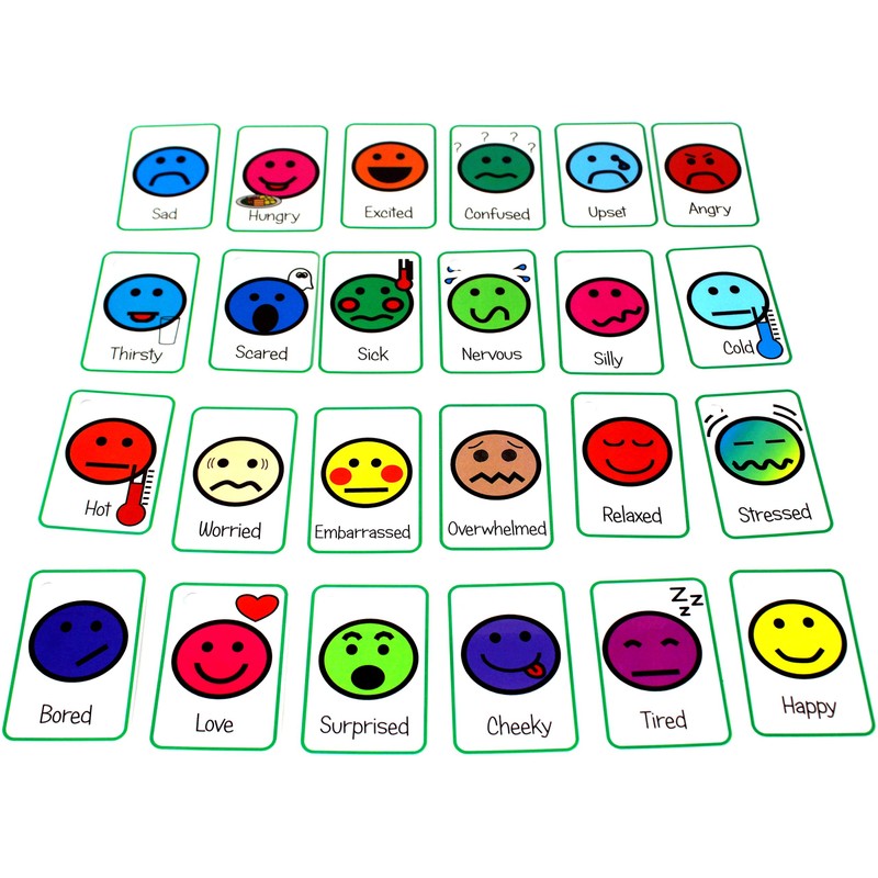 Feelings and Emotions Flash Card Pack - Special Needs Autism