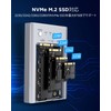 Ankmax NVMe M.2 Duplicator M2U32C Dual Bay Offline Clone SSD