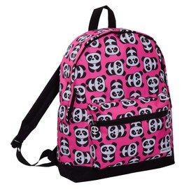 ScruffyTed Panda Girls Backpack For Kids Large Capacity Travel Rucksack College School Bag