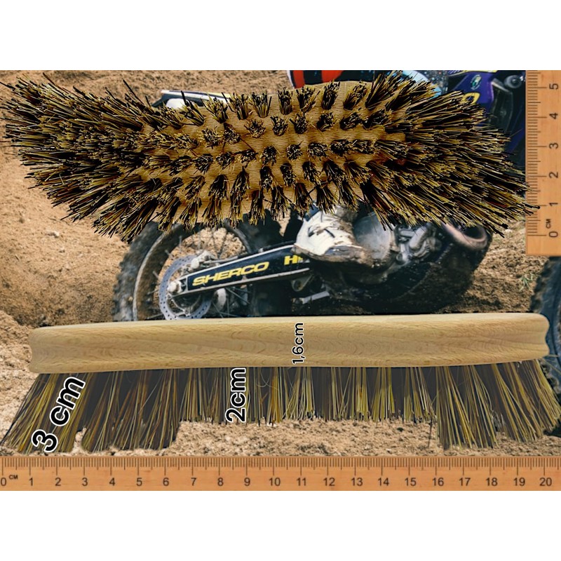 MAAJ Hard Scrubbing Brush/S-Shape Root Brush - Like Grandma's Times