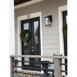 6 in Large House Numbers, Metal Modern House Numbers, Black House Numbers for Outside with Screws, High Gloss Black Number 3