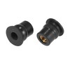 Motoforti Pack of 20 Motorcycle M6 Straight Rubber Windscreen Bolts