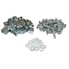 RackGold Tuerca de jaula de zinc 10-32 y tornillos con
