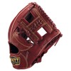 ZETT BRGB35510 Soft Steer All-Round Baseball Grab, Bordeaux Brown (4000),