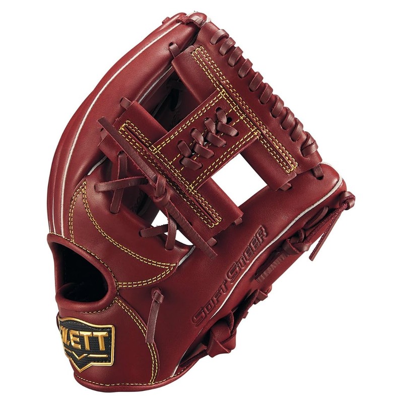 ZETT BRGB35510 Soft Steer All-Round Baseball Grab, Bordeaux Brown (4000),