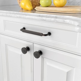 Asidrama 10 Pack Oil Rubbed Bronze Kitchen Cabinet Knobs Dresser Knobs Drawer Knobs Cabinet Hardware Zinc Knobs for Dresser Drawers