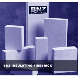 BNZ Materials 9 x 4.5 x 3" 2800°F Insulating Firebrick