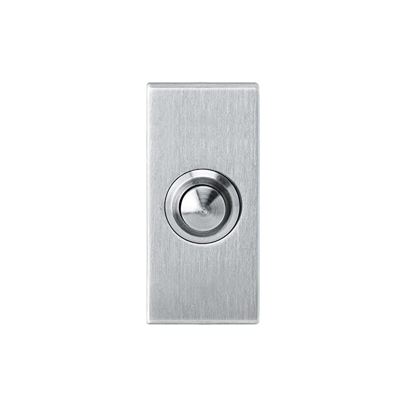 49.910.00 Aperit Rectangular Doorbell 64 x 30 mm Stainless Steel