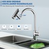 Tap Attachment Swivelling, Tap Extension, Aerators for Taps, Multifunctional 4