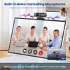 Samcorn Cámara Web con Micrófono 1080P HD USB, Transmisión en