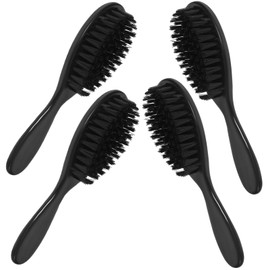 Beavorty 4Pcs Men Beard Brush Soft Bristles Neck Duster Face Brush for Grooming Salon Beard Care Tool for Clean Fresh Facial Hair