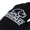 Rhino Unisex-Youth Pro Full Finger Rugby Glove, Black, MB/LB,White