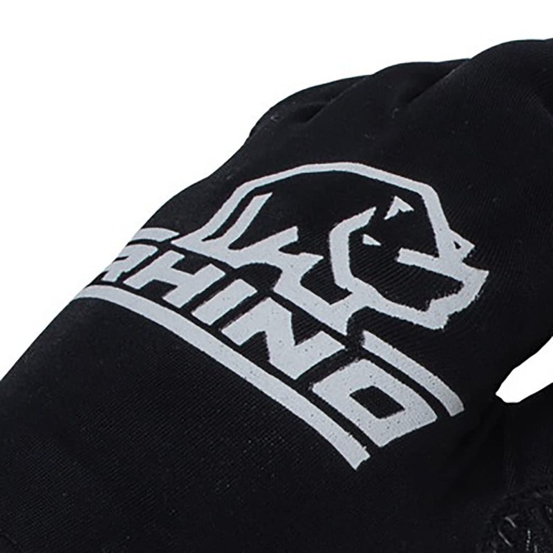 Rhino Unisex-Youth Pro Full Finger Rugby Glove, Black, MB/LB,White