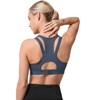 Yvette High Impact Women Sports Bra Front Closure Double Deck