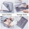 Travel Pouch, Set of 7, Packing Pouch, Arrangement Case Luggage