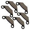 Caltric Front and Rear Brake Pads for Polaris Scrambler 850