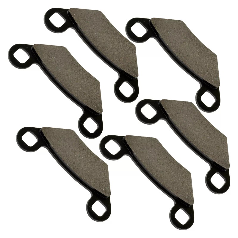 Caltric Front and Rear Brake Pads for Polaris Scrambler 850