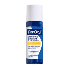 PanOxyl Clarifying Exfoliant with 2% Salicylic Acid, BHA Liquid Exfoliant for Face, Unclogs, Minimizes Appearance of Pores, Blue Algae and Antioxidants Help Calm Redness, For Acne Prone Skin, 4 fl oz